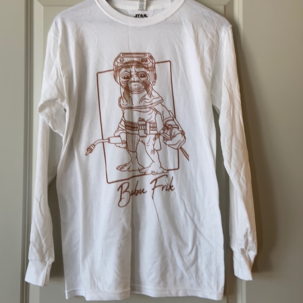 New but no tags. Star Wars Babu Frik long sleeve shirt